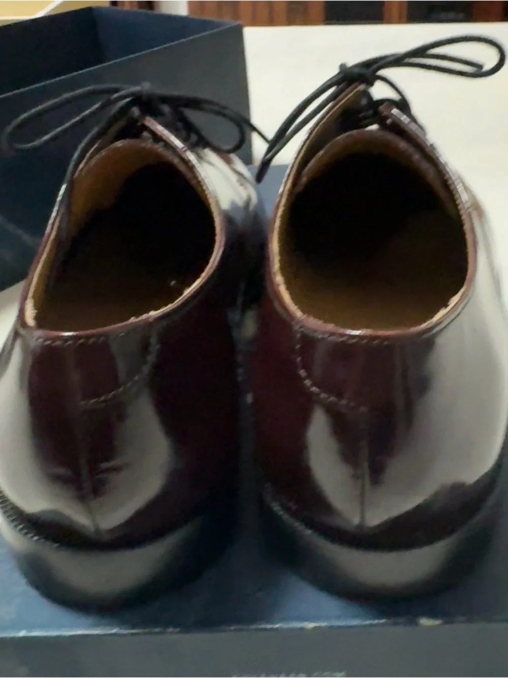 Cole Haan Caldwell 08331 Burgundy Leather Cap Toe Oxfords Men’s 9D